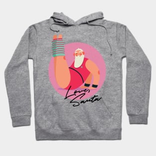 Funny Exercise Santa - Ugly Sweater Hoodie